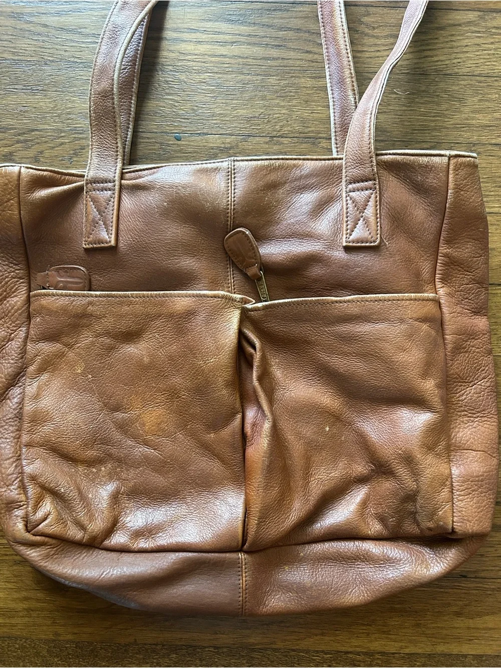Frye Brown Leather Tote Bag